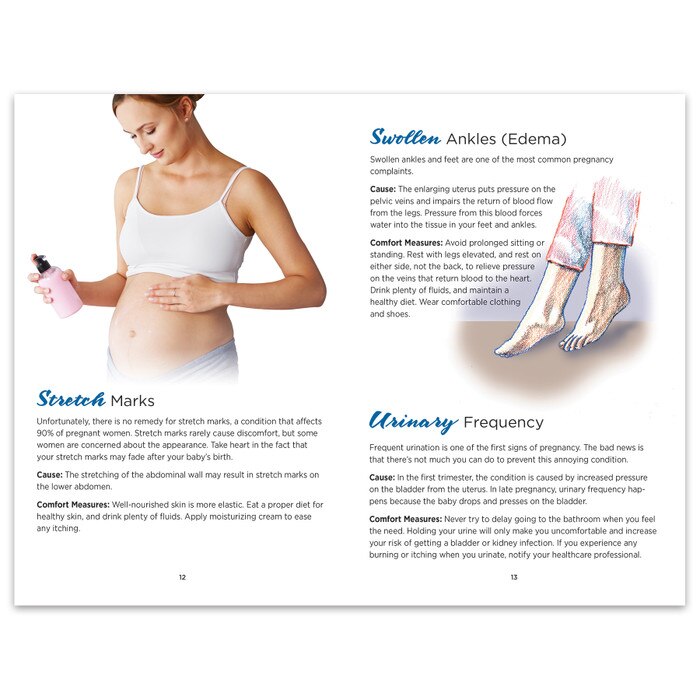 Comfort Measures in Pregnancy Booklet, childbirth education booklet for expectant mothers, Childbirth Graphics, 38627