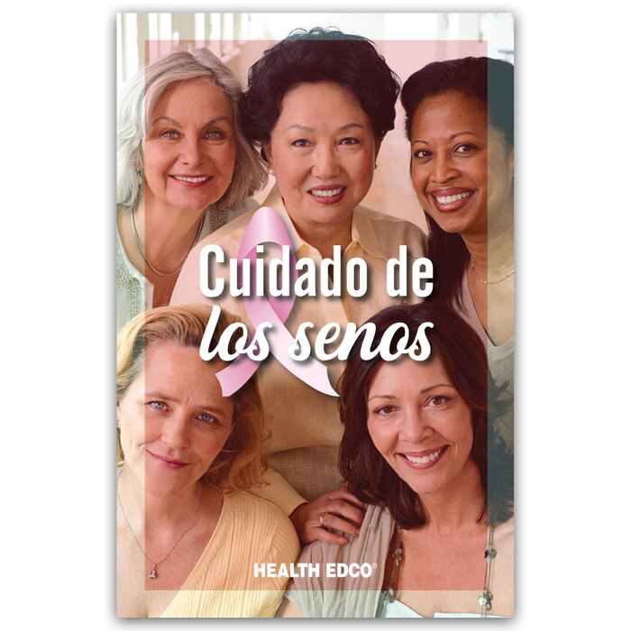 Breast Care Booklet, Spanish, breast health education handout for breast cancer awareness, Health Edco, 40002