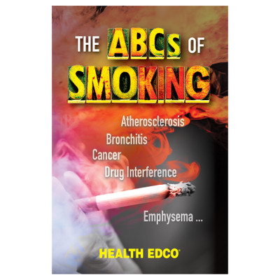 The ABCs of Smoking Booklet, Health Edco health education booklet and handout for anti-tobacco and smoking education, 40013