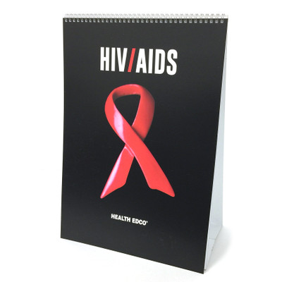 HIV/AIDS Flip Chart, health education and sex education teaching resources for HIV and AIDS education, Health Edco, 43104