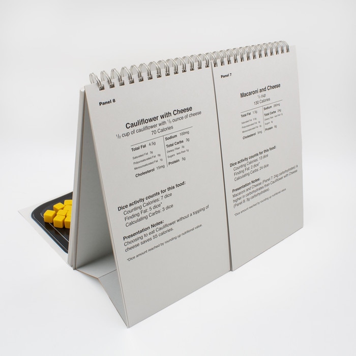 Food Choices: Take Your Pick Interactive Flip Chart, health education chart activity set shown back panels, Health Edco 43135