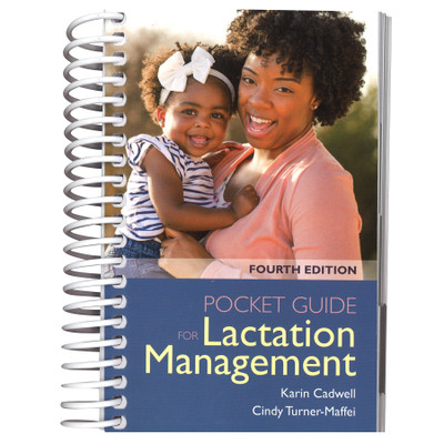 Pocket Guide for Lactation Management, breastfeeding education spiral-bound reference book, Childbirth Graphics, 50370
