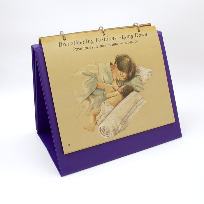 Breastfeeding Chart Collection, illustrated breastfeeding education chart of proper infant latch, Childbirth Graphics, 50705