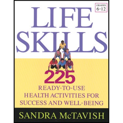 Life Skills 225 health activities book grade 6-12 cover, pyramid of kids, Health Edco, 50852