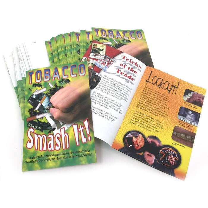 tobacco games Tobacco Smash It Booklet (Package Of 100)