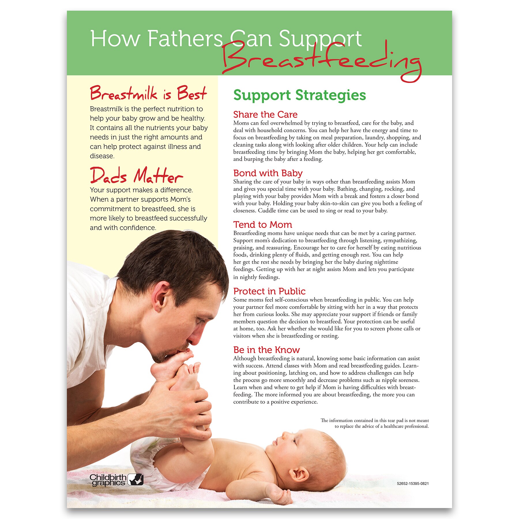 How Fathers Can Support the Postpartum Mom Tear Pad