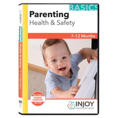 InJoy's Parenting Basics: Health & Safety 7 to 12 Months DVD available at Childbirth Graphics, parenting videos, 71525
