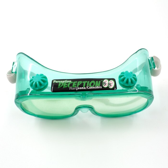 Marijuana/Cannabis Perception Deception Goggles, Health Edco health education goggles simulating drug impairment, 77864