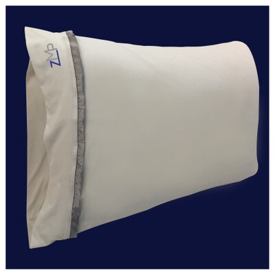 Zinc Miracle Pillowcase, Standard/Queen size by Health Edco made with zinc-infused fabric for antimicrobial protection, 78855