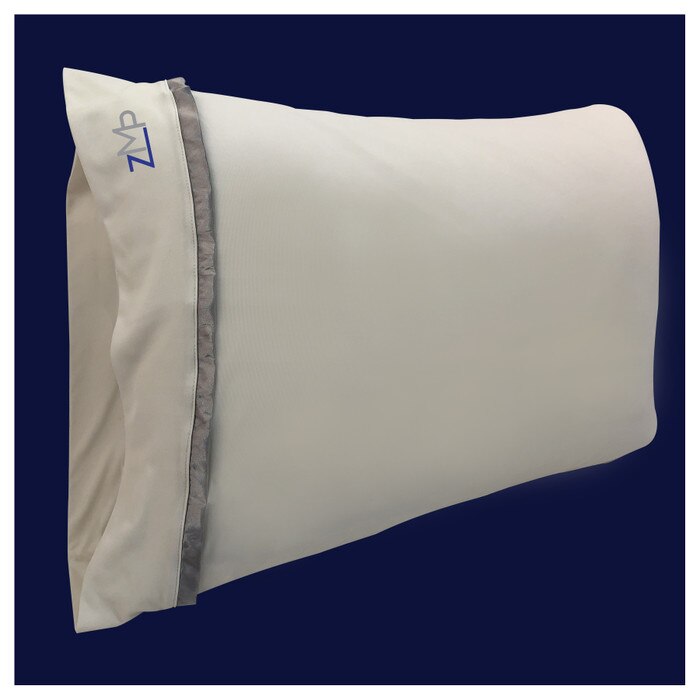 Zinc Miracle Pillowcase, Standard/Queen size by Health Edco made with zinc-infused fabric for antimicrobial protection, 78855