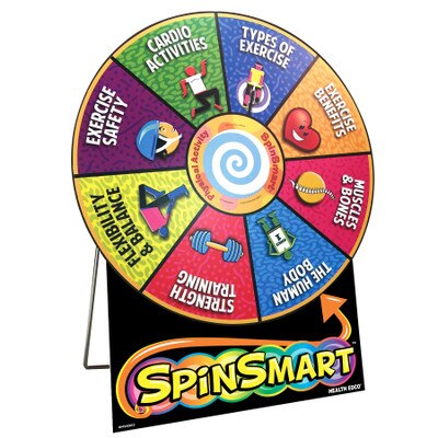 Health Edco's SpinSmart Physical Activity Wheel for health education to teach about physical activity's benefits, 79097