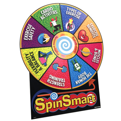 Health Edco's SpinSmart Physical Activity Wheel for health education to teach about physical activity's benefits, 79097