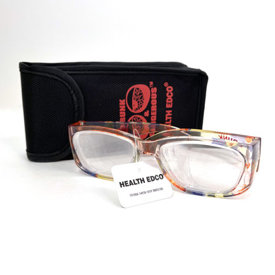Drunk & Dangerous Glasses with Case, health education teaching tool to simulate alcohol intoxication, Health Edco, 79190a