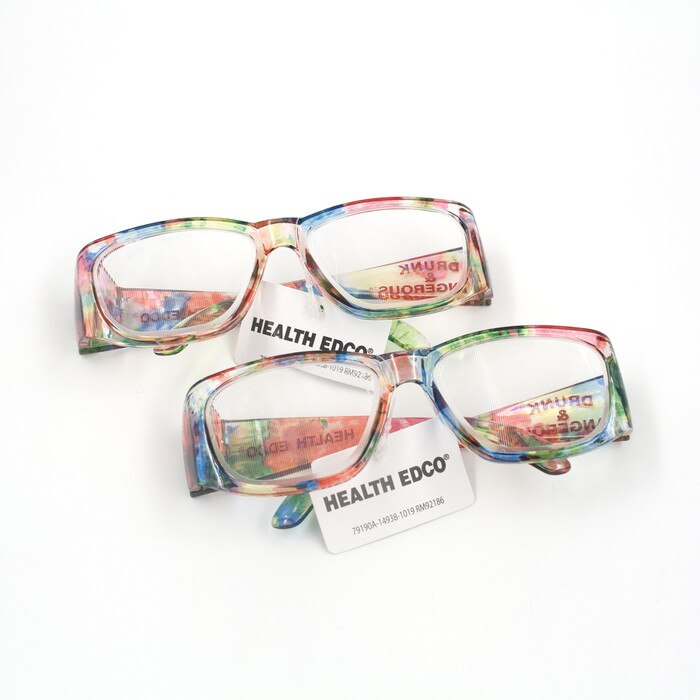 DW Eyes Game Kit, two pairs of Drunk & Dangerous Glasses that come with alcohol education activity, Health Edco, 79198