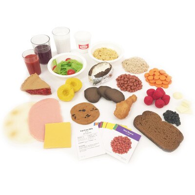 Faux Foods Basic Package (23), realistic food models for health education and nutrition teaching, Health Edco, 79771