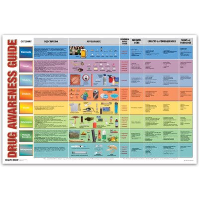 Educational Drug Awareness Guide Chart