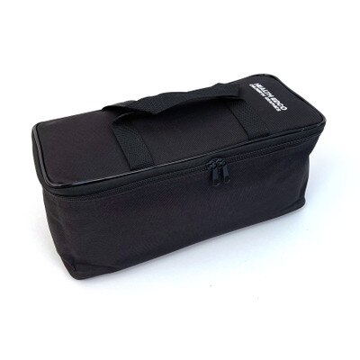 Black Nylon Carrying measuring 3⅜ x 5¾" x 6" and designed to carry and store health education materials, Health Edco, 96516