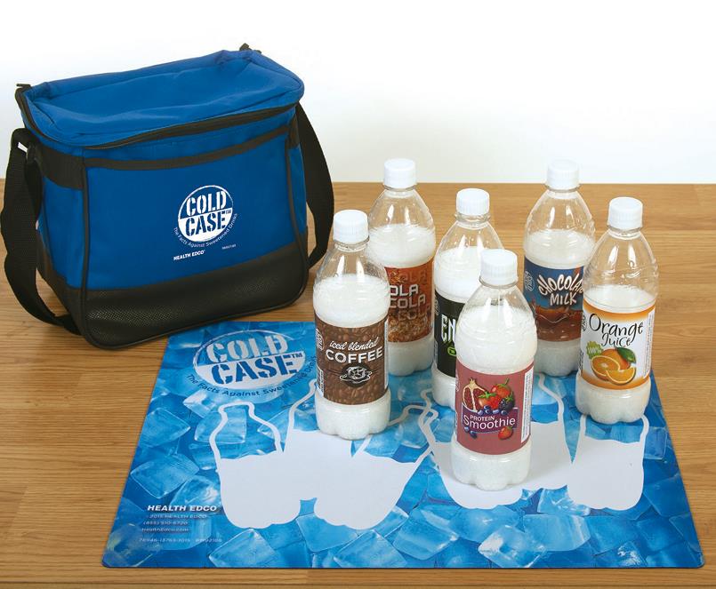 high sugar content of popular drinks educational models