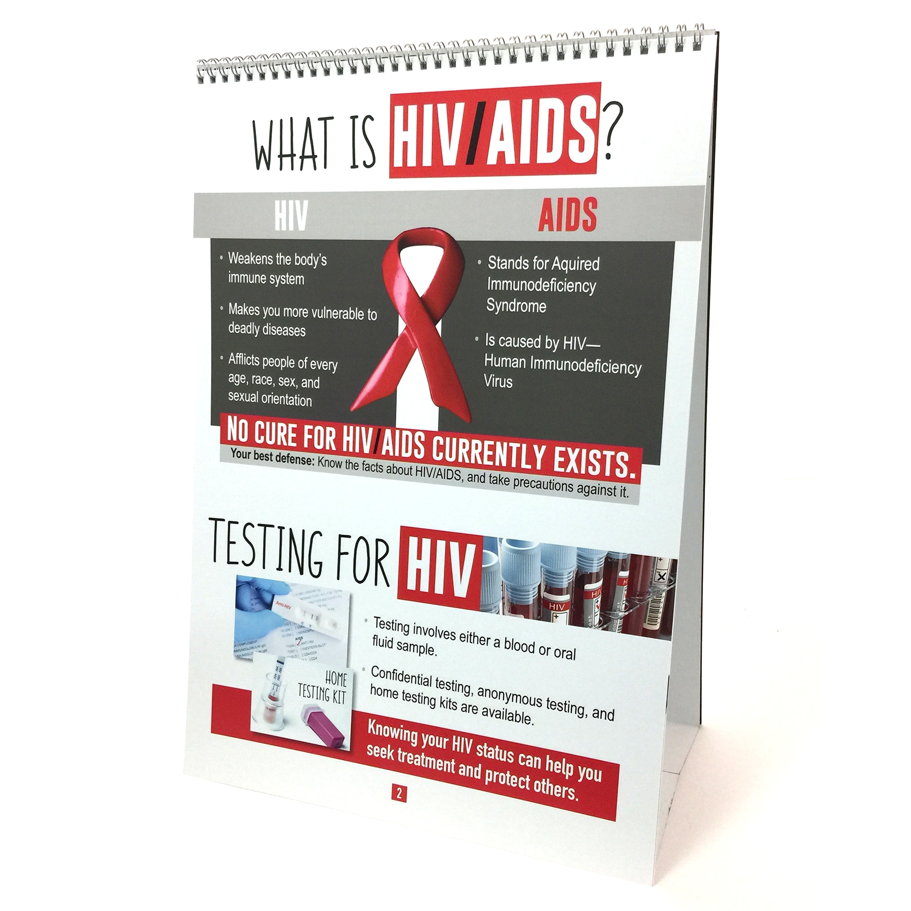 HIV AIDS Flip Chart presentation side