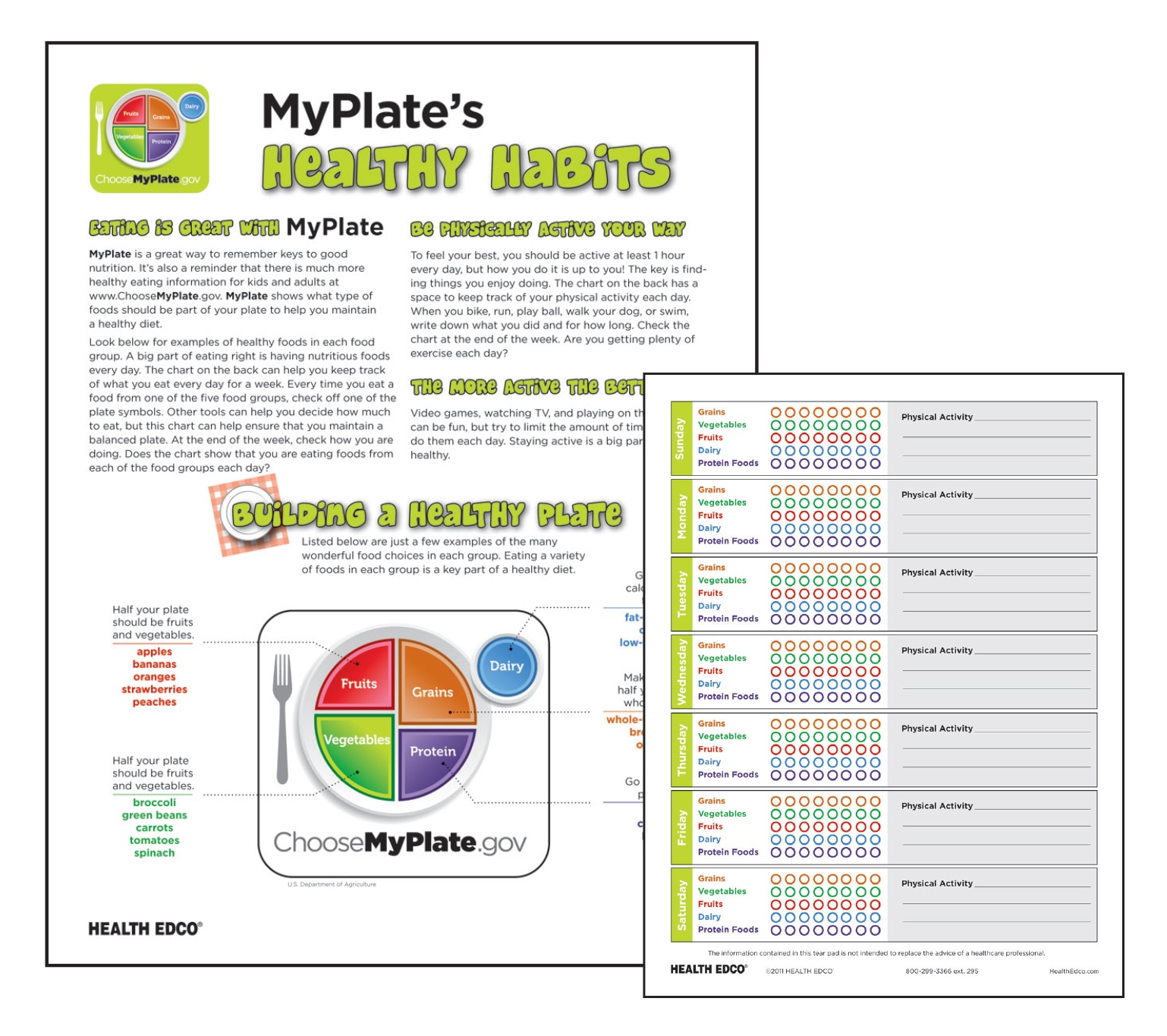 MyPlate’s Healthy Habits Tear Pad