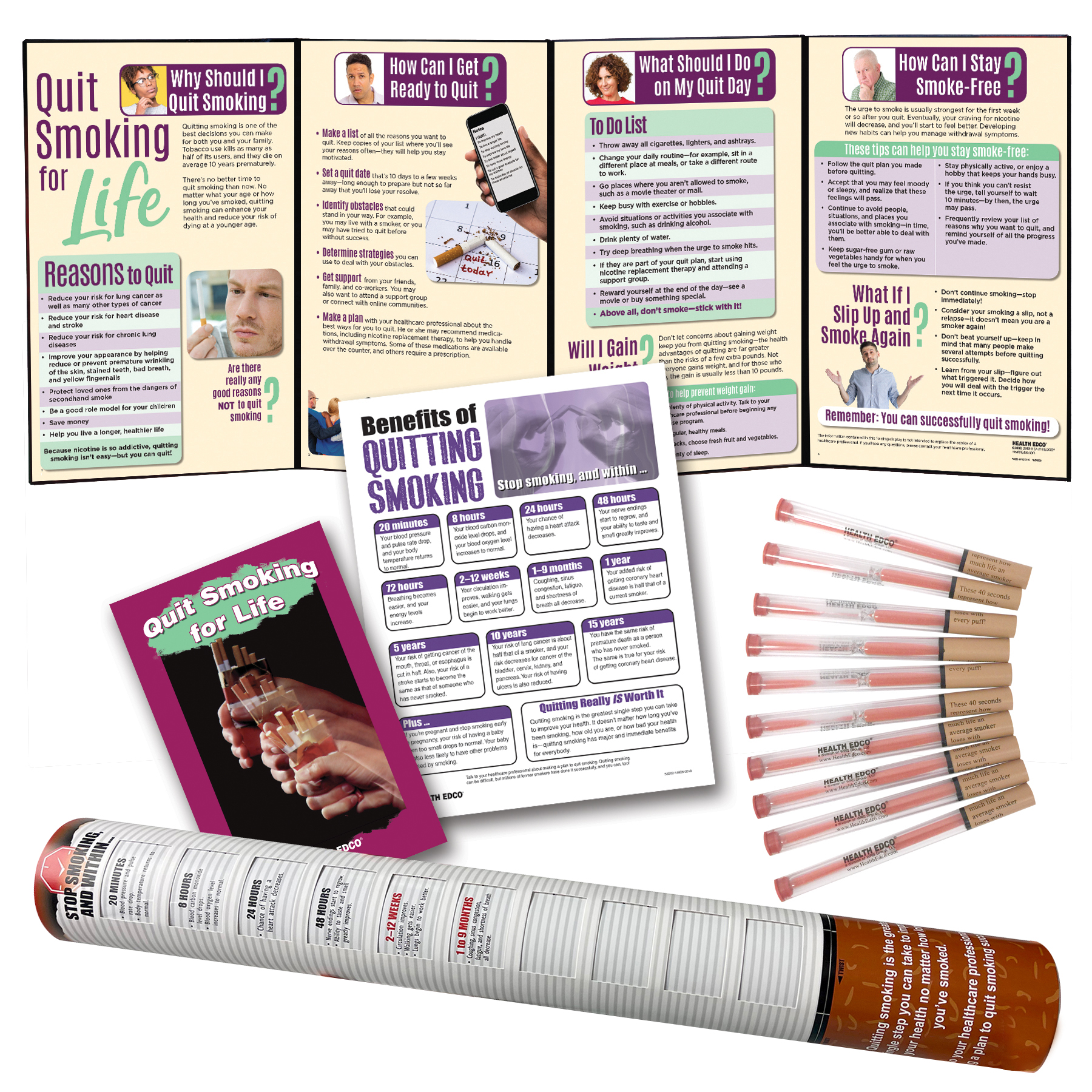 Smoking Cessation Package for anti-tobacco education from Health Edco