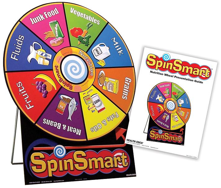 SpinSmart Nutrition Wheel nutrition education activity from Health Edco