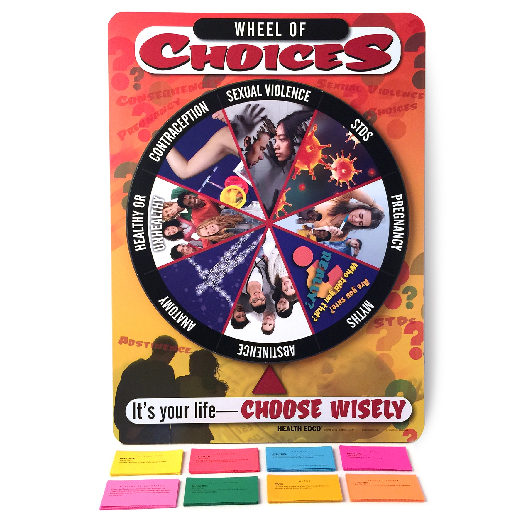 Wheel of Choices Game from Health Edco